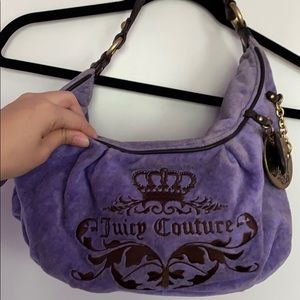 Juicy Couture purple shoulder bag